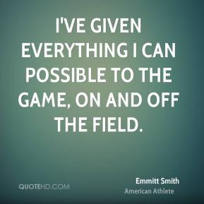 Emmitt Smith Top Quotes