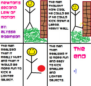 Newton's Third Law of Emotion - Funny quote explaining Isaac Newton's ...