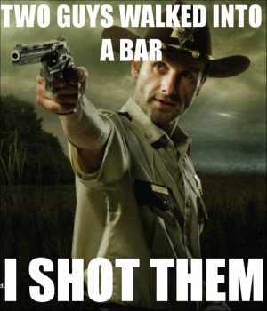 Rick Walking Dead Funny Memes
