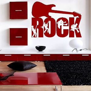 Rock-Music-Kids-Guitar-Quote-Wall-Sticker-Art-Home-Decoration-Design ...