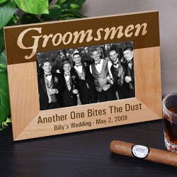groomsmen picture frame groomsmen wood picture frame engraved price $ ...