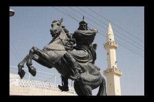 Image of Saladin in the centre