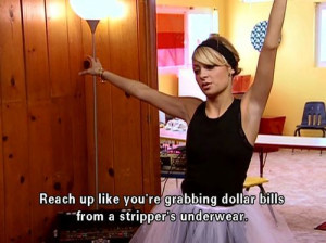 ... dollars from a strippers underwear.