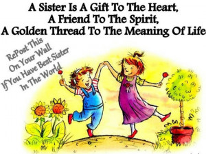 sister, sisters ..lovely quote again x