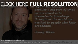 jimmy wales image Quotes and sayings 2