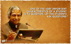 Please share the inspiring thoughts by DR. A.P.J. ABDUL KALAM.