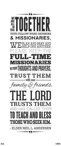 Missionary quote expression