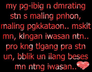 Tagalog Moving On Quotes And Pinoy Move Love Sms Boy Banat Picture