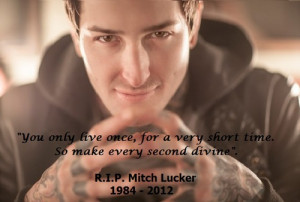 Tattoos life mitch lucker music quote quotes skull tattoo