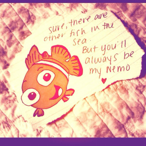 Finding Nemo is my all time favorite movie. This quote means a lot to ...