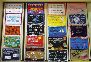 Inspirational Banners Created by Elementary Students