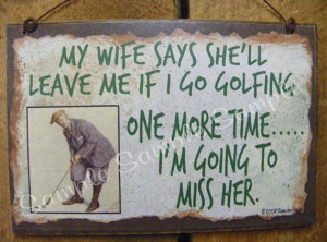 ... Golfer Sports Decor Funny Man Cave Wall SIGN Plaque. $5.95, via Etsy
