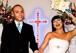 Obviously not, she is married to a straight man...