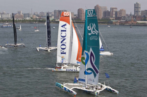 ... Made History Today Crossing Start Line Of KRYS Ocean Race In New York