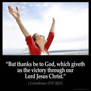 Corinthians 15:57 Inspirational Image