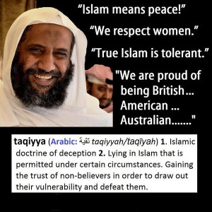 Taqiyya - Everything Muslims tell you about Islam is a lie. http://t ...