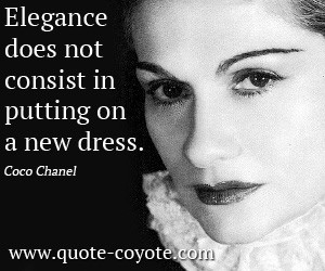 Coco Chanel quotations, sayings. Famous quotes of Coco Chanel.