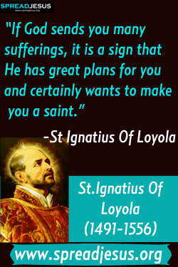 St.Ignatius Of Loyola St.Ignatius Of Loyola Quotes TIMELINE-POSTER ...