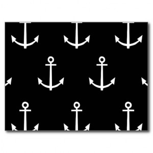 Preppy Anchor Backgrounds Black and white anchors