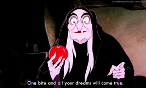 queen apple witch snow white and the seven dwarfs one bite and all ...