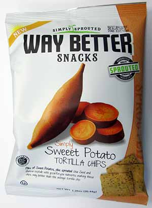 Snacks Simply Sweet Potato Gluten-Free Tortilla Chips (Single Serve