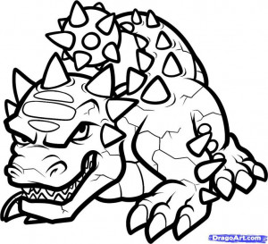 coloring pages of skylanders | How to Draw Bash, Skylanders, Step by ...