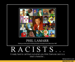 PHIL LAMARRMaking you feel racist for thinking all black characters ...