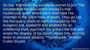 Favorite William Cullen Bryant Quotes