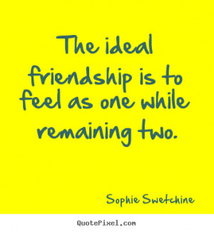 Sophie Swetchine Friendship Wall Quotes
