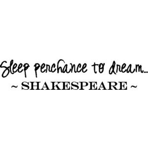 Amazon.com: SLEEP PERHCANCE TO DREAM....WALL QUOTES WORDS SAYINGS ...