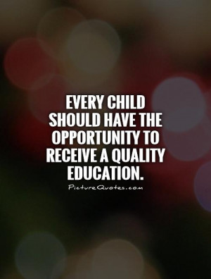 Education and Opportunity Quotes