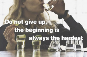 you overlay inspiring fitness quotes over pictures of heavy drinking ...