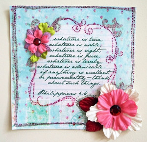 Here are some cute scrapbook photos of bible verses that I found ...