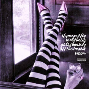 Big Girls If You Can 39 t Fly with the Broom