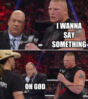 ... Funny, Wwe Funny, Pw Wrestling, Wwe Memes, Wwe Quotes, Memes Funny Gif