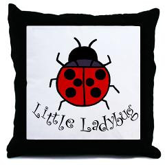 Little Ladybug Throw Pillow