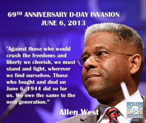 Allen West: D-Day anniversary