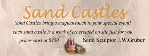 Sand sculptures for weddings, wedding proposals