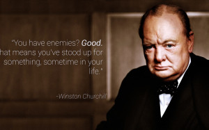 Homepage » Quotes » Winston Churchill Quotes Wallpaper