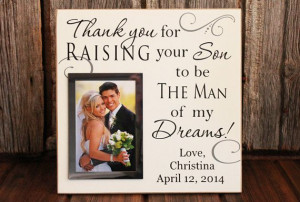 FRW-016 Thank you for raising your son to be the man of my dreams ...