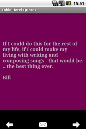 View bigger - Tokio Hotel Quotes for Android screenshot