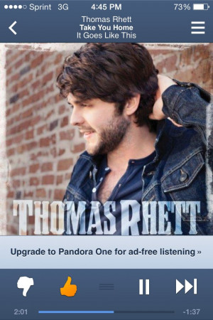 Take you home-Thomas Rhett.. my favorite right now..