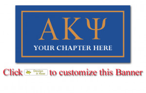 Home » Product Variation » Alpha Kappa Psi Banner