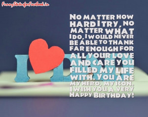 Happy Birthday Father Facebook Whatsapp Wishes Status Quotes Messages ...