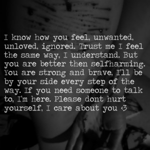 ... yourself to cut themselves to stop stop cutting yourself quotes quotes