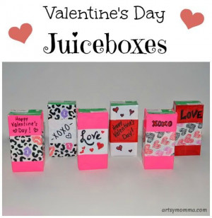 Valentine's Day Juiceboxes for Kids Party #DuckValentine