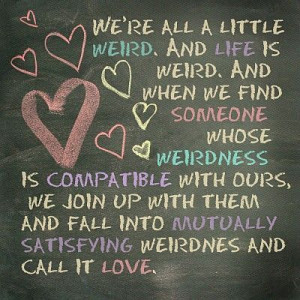 Quote on chalkboard paper.