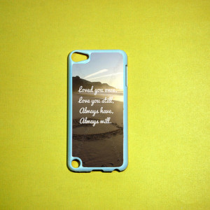 iPod Touch 5 Case love quote iPod touch 5 Cases by KrezyCases