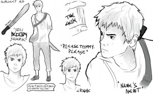 The Maze Runner character sheets: Newt by MrsKanda