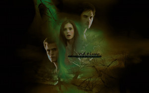 The Vampire Diaries Stefan, Elena and Damon